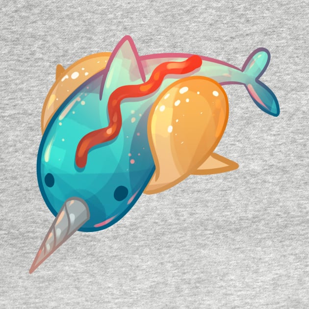 Narwhal Corndog by Claire Lin